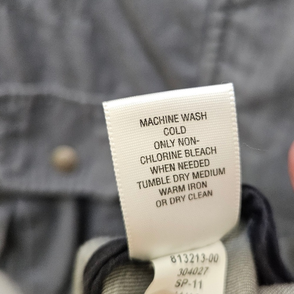 Banana Republic Women's Gray Cotton Utility Anorak Jacket with Hood - M - Picture 7 of 13